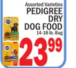 C Town PEDIGREE DRY DOG FOOD offer