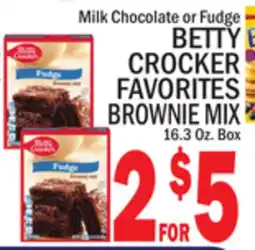 C Town BETTY CROCKER FAVORITES BROWNIE MIX offer