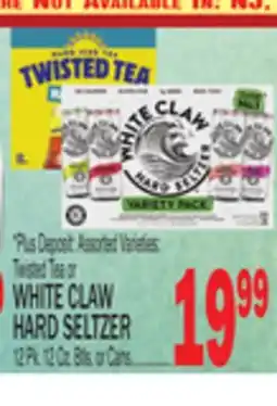 C Town TWISTED TEA OR WHITE CLAW HARD SELTZER offer