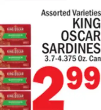 C Town KING OSCAR SARDINES offer