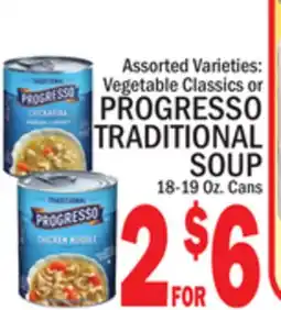 C Town PROGRESSO TRADITIONAL SOUP offer