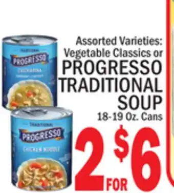 C Town PROGRESSO TRADITIONAL SOUP offer