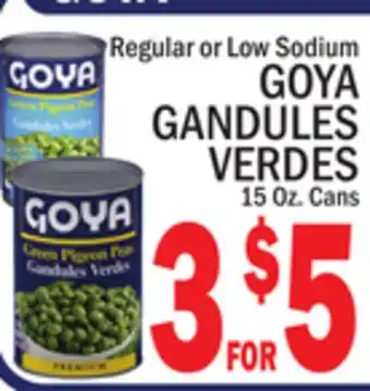 C Town GOYA GANDULES VERDES offer