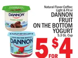 C Town DANNON FRUIT ON THE BOTTOM YOGURT offer