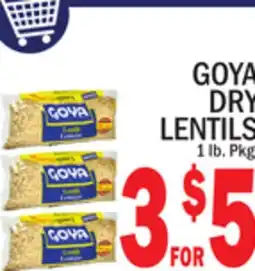 C Town GOYA DRY LENTILS offer