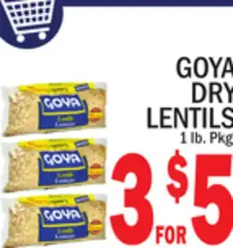 C Town GOYA DRY LENTILS offer