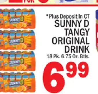 C Town SUNNY D TANGY ORIGINAL DRINK offer