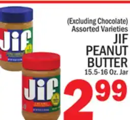 C Town JIF PEANUT BUTTER offer