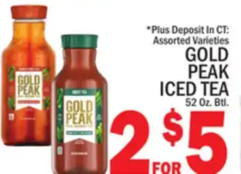 C Town GOLD PEAK ICED TEA offer