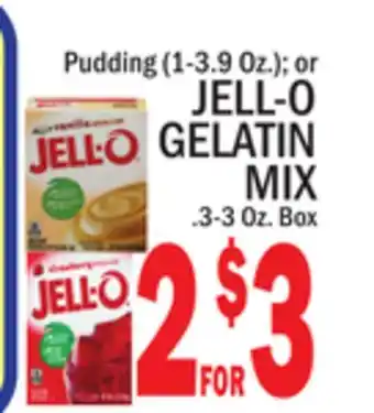 C Town JELL-O GELATIN MIX. 3-3 Oz. Box offer