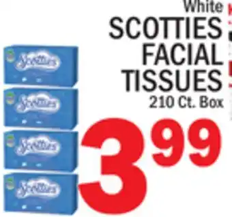 C Town SCOTTIES FACIAL TISSUES offer