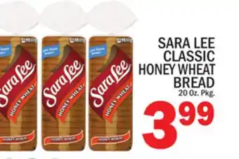 C Town SARA LEE CLASSIC HONEY WHEAT BREAD offer