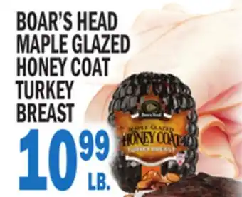 C Town BOAR'S HEAD MAPLE GLAZED HONEY COAT TURKEY BREAST offer