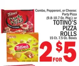 C Town TOTINO'S PIZZA ROLLS 15 Ct. 7.5 Oz. Boxes offer