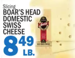 C Town BOAR'S HEAD DOMESTIC DOMESTIC SWISS SWISS CHEESE offer