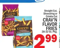 C Town CRAV'N FLAVOR FRIES offer