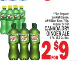 C Town CANADA DRY GINGER ALE offer