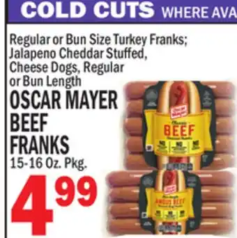 C Town OSCAR MAYER BEEF FRANKS offer