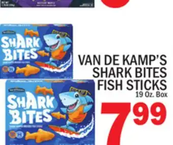 C Town VAN DE KAMP'S SHARK BITES FISH STICKS offer