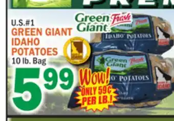 C Town GREEN GIANT IDAHO POTATOES offer