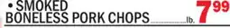 C Town SMOKED BONELESS PORK CHOPS offer