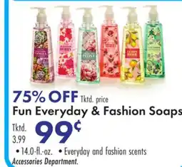 Boscov's Fun Everyday & Fashion Soaps offer