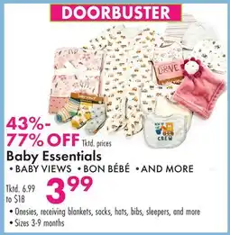 Boscov's Baby Essentials offer