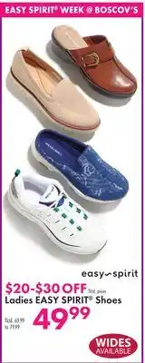 Boscov's Ladies EASY SPIRIT Shoes offer