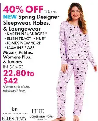 Boscov's Spring Designer Sleepwear, Robes, & Loungewear offer