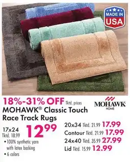 Boscov's MOHAWK Classic Touch Race Track Rugs offer