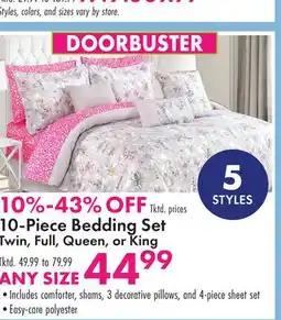 Boscov's 10-Piece Bedding Set offer