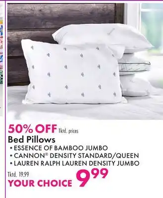 Boscov's Bed Pillows offer