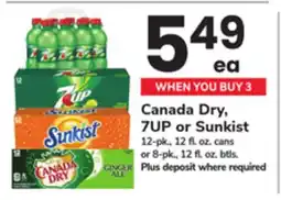 ACME Canada Dry, 7UP or Sunkist offer