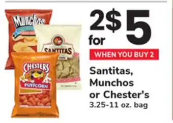 ACME Santitas, Munchos or Chester's offer