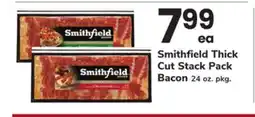 ACME Smithfield Thick Cut Stack Pack Bacon offer