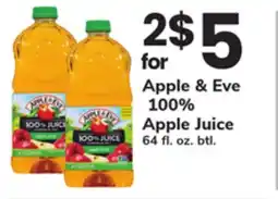 ACME Apple & Eve 100% Apple Juice offer