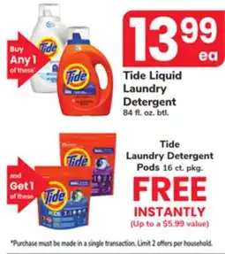 ACME Tide Liquid Laundry Detergent offer