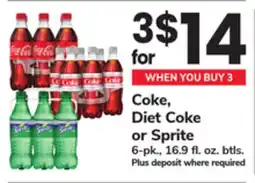 ACME Coke, Diet Coke or Sprite offer