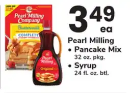 ACME Pearl Milling Pancake Mix 32 oz. pkg., Syrup 24 fl. oz. btl offer