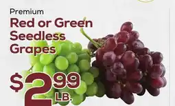 DeCicco & Sons Red or Green Seedless Grapes offer