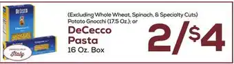 DeCicco & Sons DeCecco Pasta 16 Oz. Box offer