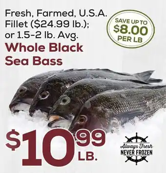 DeCicco & Sons Whole Black Sea Bass offer