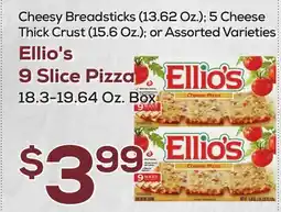 DeCicco & Sons Ellio's 9 Slice Pizza 18.3-19.64 Oz. Box offer