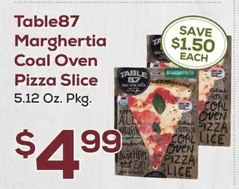 DeCicco & Sons Table87 Marghertia Coal Oven Pizza Slice offer