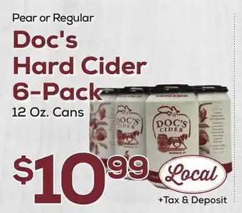 DeCicco & Sons Doc's Hard Cider 6-Pack offer