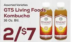 DeCicco & Sons GTS Living Foods Kombucha offer