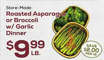 DeCicco & Sons Roasted Asparagus or Broccoli w/Garlic Dinner offer