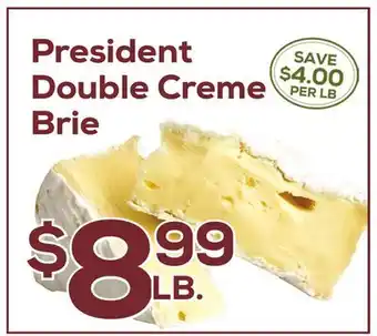 DeCicco & Sons President Double Creme Brie offer