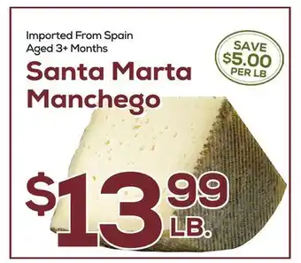 DeCicco & Sons Santa Marta Manchego offer