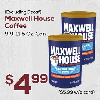 DeCicco & Sons Maxwell House Coffee offer